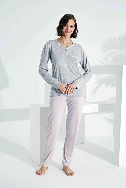 Etoile Bambu, Uzun Kol, Kadın Pijama Takımı