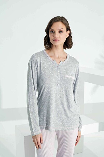 Etoile Bambu, Uzun Kol, Kadın Pijama Takımı