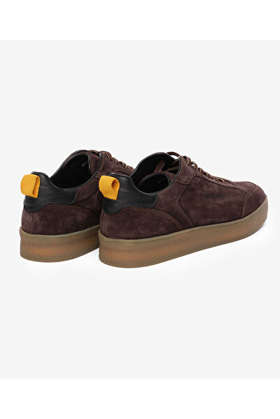 Greyder Erkek Kahverengi Hakiki Deri Sneaker Ayakkabı 5K1SA18520