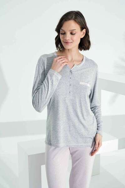 Etoile Bambu, Uzun Kol, Kadın Pijama Takımı