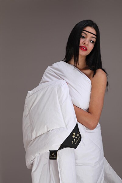 VAROL Double Goose Feather Duvet + 2 Goose Feather Pillows