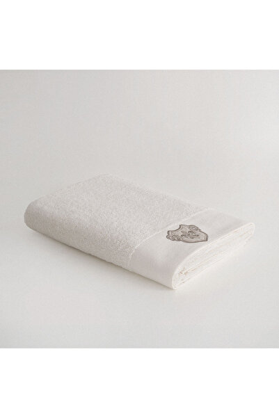 Ecocotton Ayliz Банний рушник 100% органічна бавовна з вишивкою, кремовий, 80x150 см