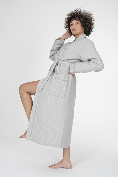 VAROL Μπουρνούζι Pique Collar Kimono - Σειρά Chaos