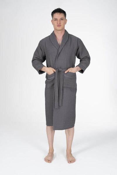 VAROL Chaos Series - Shawl Collar Pique and Bathrobe Dressing Gown