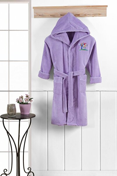 VAROL Bamboo Embroidered Waiter Boy Bathrobe - M.Craft