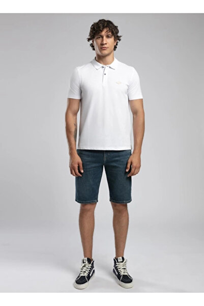 Lee Cooper White Men's Polo T-Shirt 252 Lcm 242017 Resao White