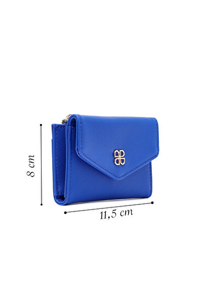 Derimod Women's Blue Printed Wallet 000A2D5610Cv