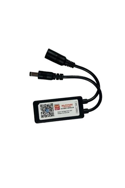 DORA LED Tuya Destekli Wifi Kontrollü Siyah Dimmer Şerit Led Kontrol Cihazı 5-24V