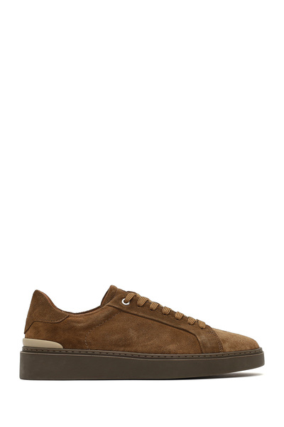 Derimod Men's Tan Lace-Up Leather Sneaker 25Wfd707010