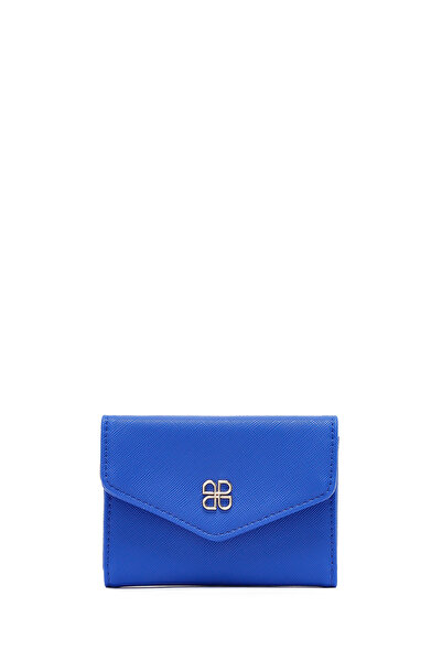 Derimod Women's Blue Printed Wallet 000A2D5610Cv