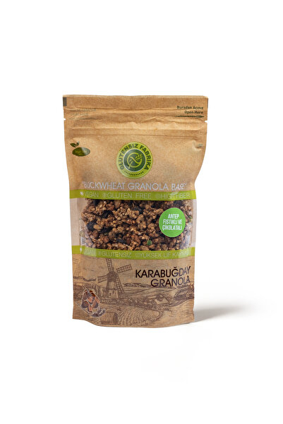 GLUTENSİZ FABRİKA Antep Fıstıklı Ve Çikolatalı Yulaf & Karabuğday Granola 300 G (GLÜTENSİZ & VEGAN)