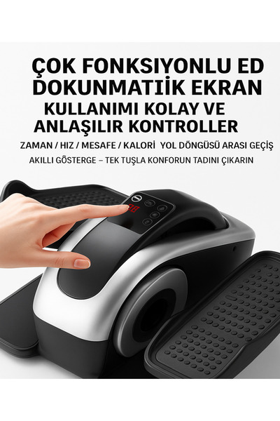 POBO TY006 Otomatik Motorlu El Ve Ayak Eliptik Kondisyon Bisikleti Rehabilitasyon Koşu pedalı Egzersiz