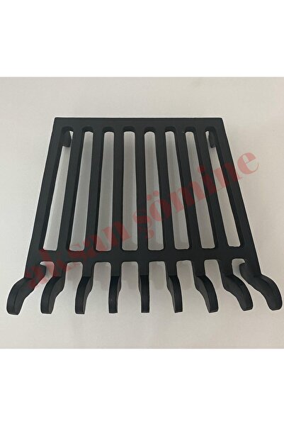 Şömine Aksesuarcısı Döküm Izgara , Şömine Izgarası 44 Cm. X 35 Cm. X 32 Cm. 9lu Izgara Küçük Boy