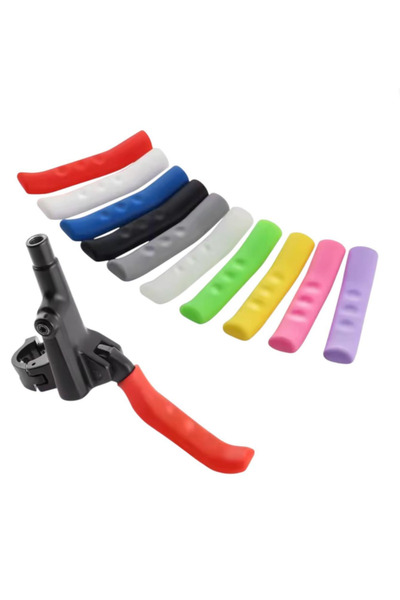 bisiklet dünyam Silikon Fren Kolu Koruyucu, Bisiklet, Scooter Uyumlu Su Geçirmez Sarı