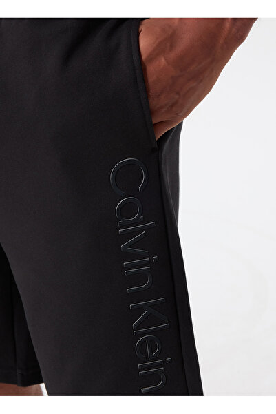 Calvin Klein Siyah Erkek Lastikli Bel Normal Kalıp Şort LVGMS5S801UB1-FLEE