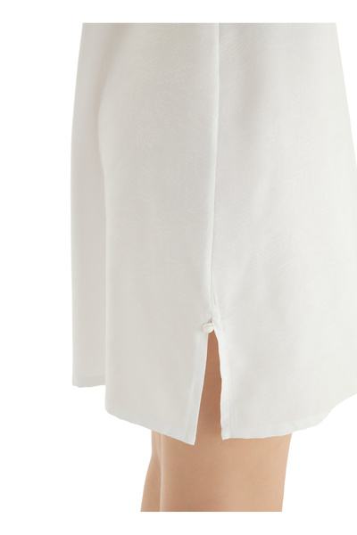 Blackspade Cămașă de noapte albă simplă pentru femei 51830