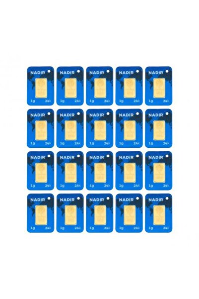 NADİR AgaKulche 24 Ayar 20 Adet Nadir 1 gr Altın