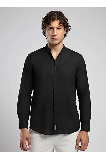 Lee Cooper Regular Fit Siyah Erkek Gömlek 252 LCM 241013 JULSA SİYAH