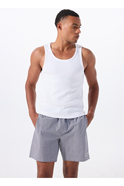 Discovery Expedition Lacivert Erkek Normal Bel Baskılı Şort Mayo D5SM-MY 3401