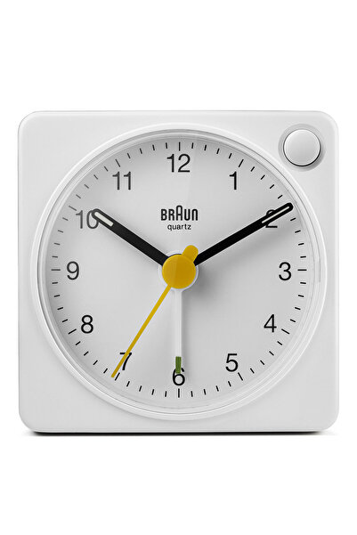 Braun BC02XW BEYAZ KLASİK SEYAHAT ANALOG ALARMLI MASA SAATİ