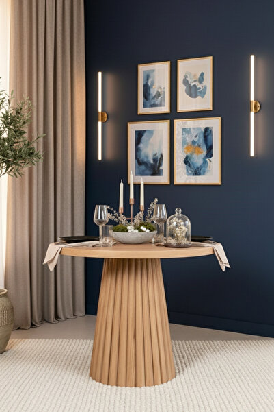 Woodenbend Monaco Natural Ahşap Masa