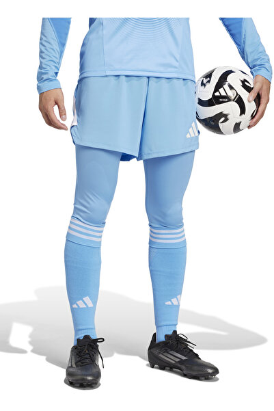 adidas JH3313 T25 P GK TIGHTM Açık Mavi Düz Erkek Tayt