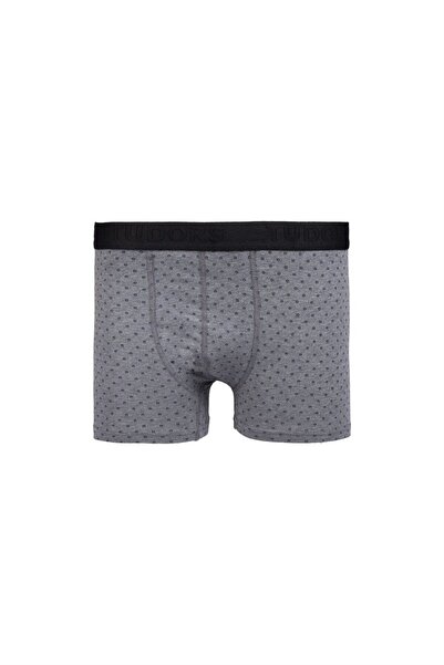 Tudors Erkek 2'li Pamuk Likralı Esnek Kumaş Boxer