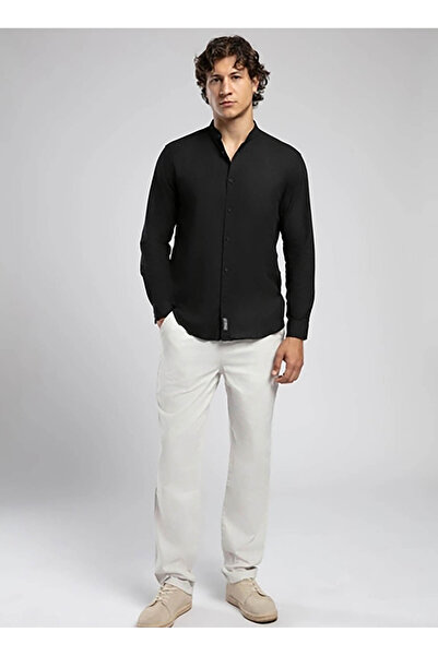 Lee Cooper Regular Fit Siyah Erkek Gömlek 252 LCM 241013 JULSA SİYAH