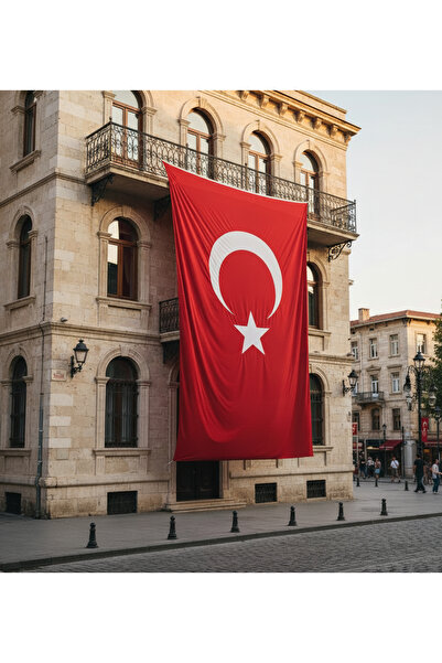 AKYILDIZ store Büyük Boy Türk Bayrağı 300×450 (3m x 4.5m) – Raşel Kumaş, Tok ...
