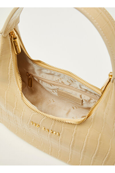 Ted Baker Croco Moon Cut Shoulder Bag