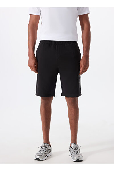 Calvin Klein Siyah Erkek Lastikli Bel Normal Kalıp Şort LVGMS5S801UB1-FLEE