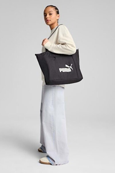 Puma 091345-01 Μαύρη τσάντα ώμου Base Shopper