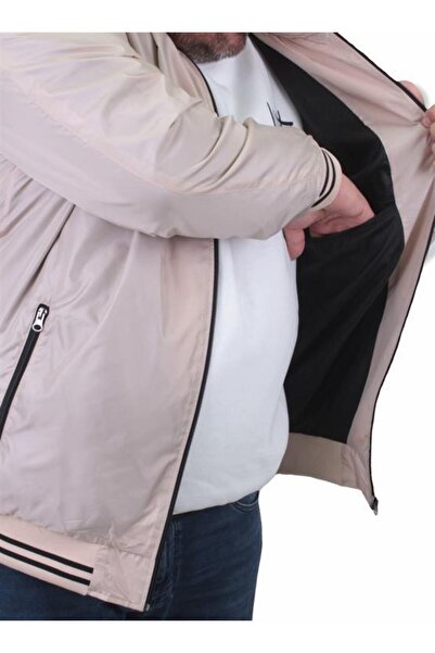 Starbattal Plus Size Basic Pilot Coat 23823 BEIGE