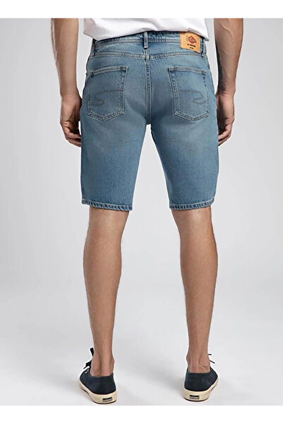 Lee Cooper Erkek Normal Bel Regular Fit Denim Şort 252 LCM 121072 ELYO 5 DENIM