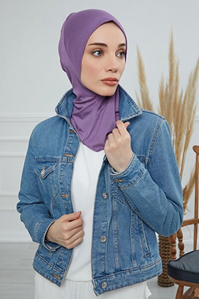 Aisha's Design Hijab Bonnet,Tb-5,Purple