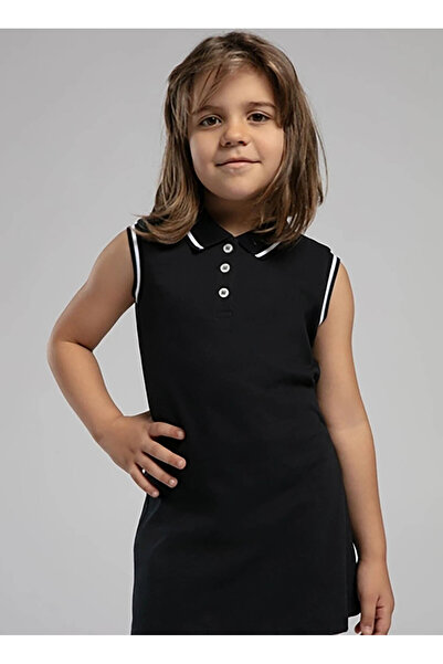 Lee Cooper Navy Blue Girl's Polo Neck Comfortable Fit Dress 252 Lcg 244001