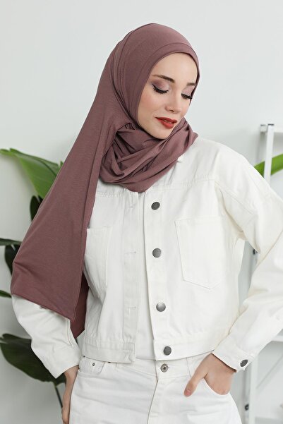 Aisha's Design Πρακτικό χτενισμένο βαμβακερό σάλι, PS-16, Dusty Rose