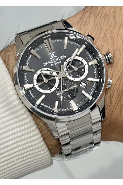 Daniel Klein Orijinal 2 Yıl Garantili Su Geçirmez Çelik Kordon Fonksiyonlu Erkek Kol Saati