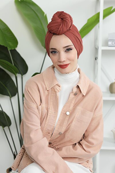 Aisha's Design Χτενισμένο βαμβακερό καπό, Β-1, κανέλα