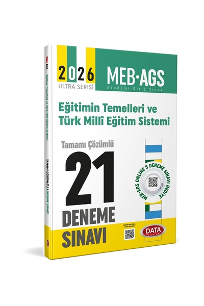 Data Yayınları Data MEB-AGS Eğitimin Temelleri Ve Türk Milli Eğitim Sistemi 2...