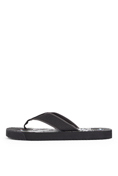 Tommy Hilfiger Siyah Erkek Plaj Terliği TJM ELEVATED BEACH SANDAL