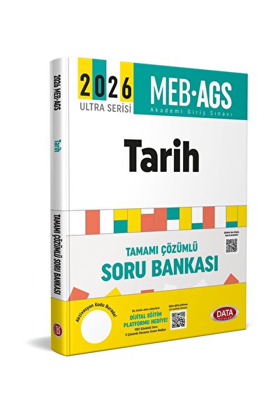 Data Yayınları MEB AGS Tarih Soru Bankası Karekod Çözümlü / Kolektif / Data Y...