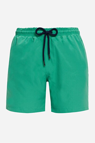 Tudors شورت سباحة رجالي ذو مقاس قياسي وبطانة شبكية سريع الجفاف منقوش باللون ا...