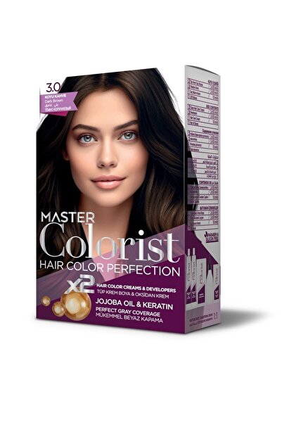 Master colorist Hair Color Perfection Set Saç Boyası 3.0 Koyu Kahve