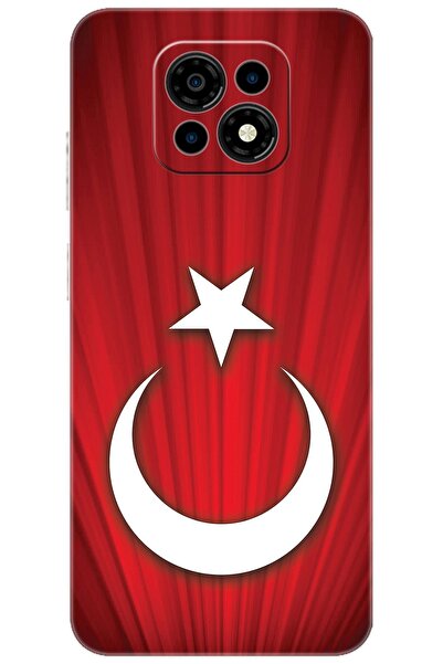 CASPER Via M30 / M30 Plus / M35 Uyumlu Kılıf Desen Baskılı Silikon Türk Bayrağı Tasarım STK:382 CP-agZIdvW