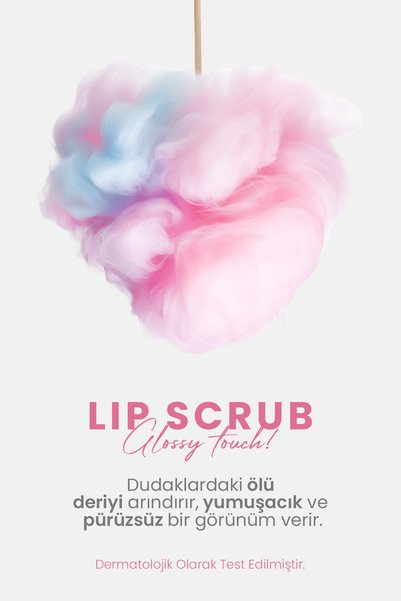 Pure With Glossy Touch Lip Peeling Cotton Candy
