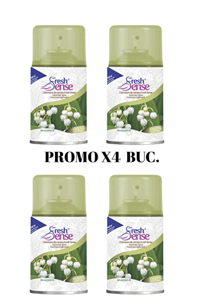 FRESHSENSE Pachet promo 4 bucati - Fresh Sense, odorizant de cameră rezerva, Lacramioara, 260 ml