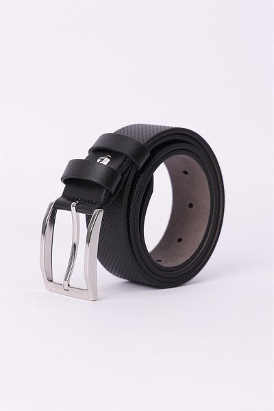 Tudors Men's 3.5 cm Classic Black Belt