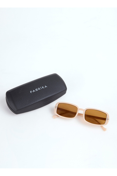 Fabrika Krem Unisex Güneş Gözlüğü PEKLA