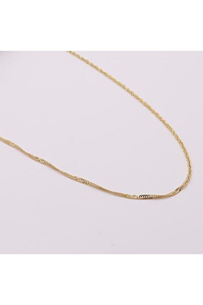 aga kulche Singapur 14 Ayar Altın Zincir